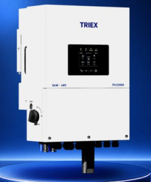 Triex 6 kW Single-Phase, IP66, pv 12000, 5 years warranty